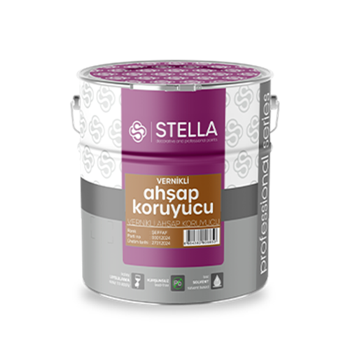 STELLA VERNİKLİ AHŞAP KORUYUCU KOYU MEŞE 1 LT